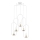 Jupiter 1815 - PI5 E14 - Hanglamp aan koord PONTI 5xE14/40W/230V wit