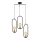 Jupiter 1818 - PI3 E27 - Hanglamp aan koord PONTI 3xE14/40W/230V zwart