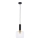 Jupiter 1846 - VA1 - Hanglamp aan koord VANES 1xE27/60W/230V messing/zwart