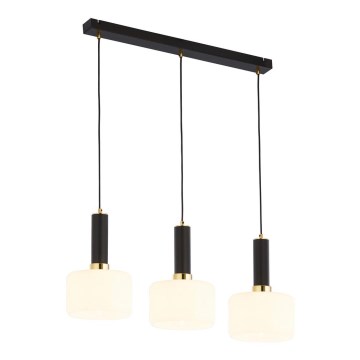 Jupiter 1854 - VA3 - Hanglamp aan koord VANES 3xE27/60W/230V gouden/zwart