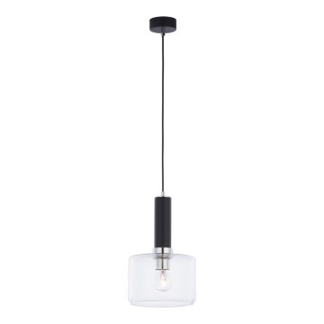 Jupiter 1855 - VA1 - Hanglamp aan een koord VANES 1xE27/60W/230V glanzend chroom/zwart