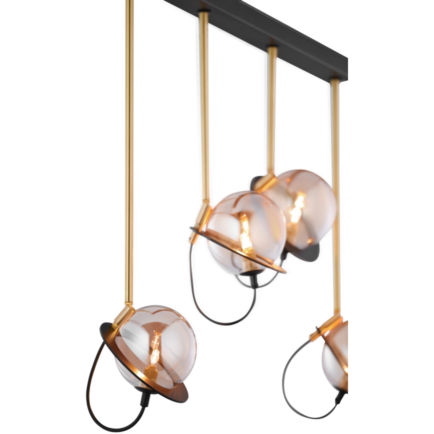 Jupiter 1892 - Hanglamp aan een paal PLANET 4xG9/10W/230V goud
