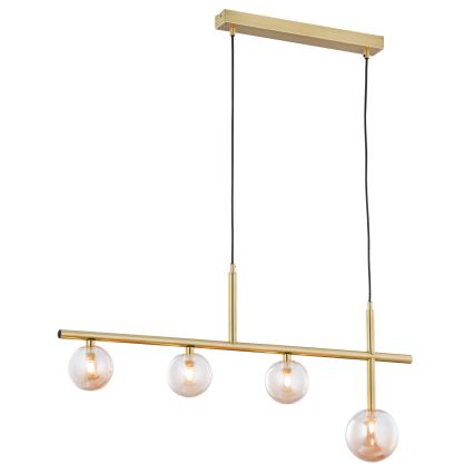 Jupiter 1899 - Hanglamp aan kabel NEPTUN 4xG9/14W/230V goud