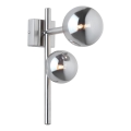 Jupiter 1903 - Applique murale NEPTUN 2xG9/14W/230V chrome mat/gris fumé