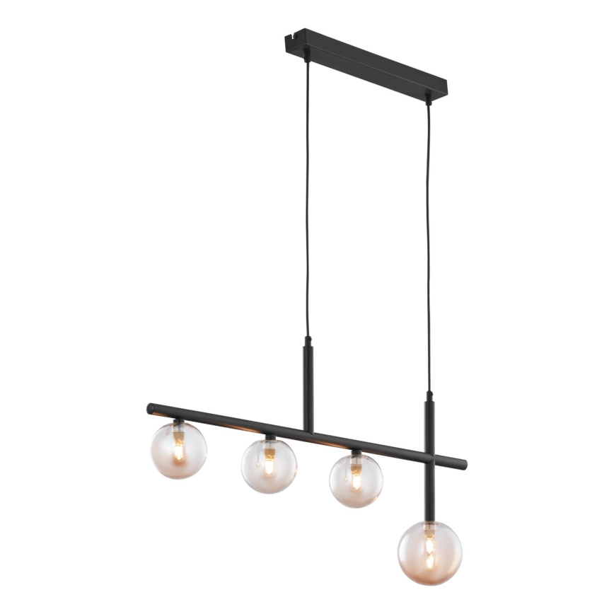 Jupiter 1905 - Hanglamp met kabel NEPTUN 4xG9/14W/230V zwart