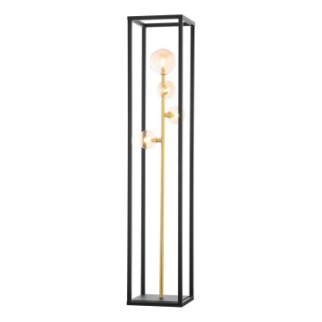 Jupiter 1911 - Vloerlamp NEPTUN 4xG9/14W/230V goudkleurig/zwart/rookbeige