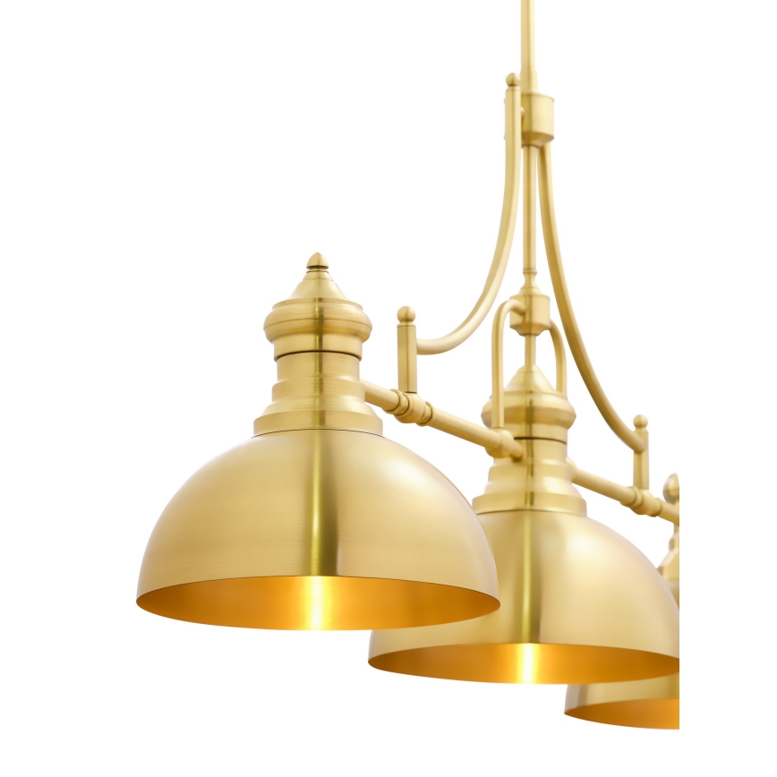 Jupiter 1915 - Koperen Hanglamp PLATINO 3x E27 / 60W / 230V
