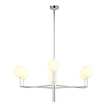 Jupiter 1935 - Hanglamp aan een paal FEME 6xG9/40W/230V glanzend chroom