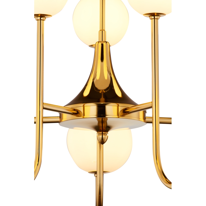 Jupiter 1942 - Hanglamp aan een paal SELEN 10xG9/40W/230V messing