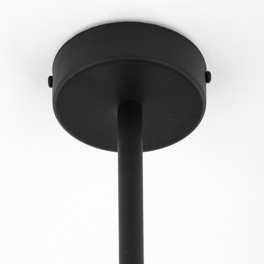 Jupiter 1974 - Suspension-barre MOKA 3xGU10/10W/230V + 3xG9/10W/230V noir/chrome brillant