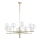 Jupiter 1976 - Hanglamp met vaste pendel FEME 10xG9/10W/230V goud