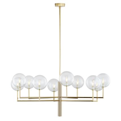 Jupiter 1976 - Hanglamp met vaste pendel FEME 10xG9/10W/230V goud