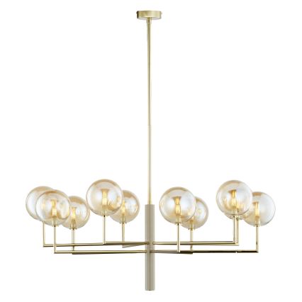 Jupiter 1977 - Suspension-barre FEME 10xG9/10W/230V doré/beige
