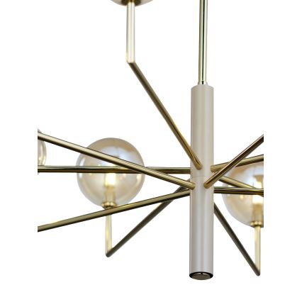 Jupiter 1977 - Suspension-barre FEME 10xG9/10W/230V doré/beige