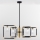 Jupiter 1985 - Hanglamp met vaste pendel IBRA 5xG9/10W/230V zwart/goud