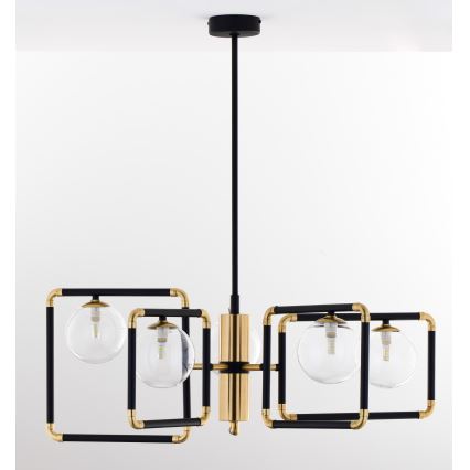 Jupiter 1985 - Suspension-barre IBRA 5xG9/10W/230V noir/doré