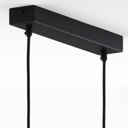 Jupiter 1990 - Hanglamp aan een koord HANZA 3xG9/10W/230V zwart/goud