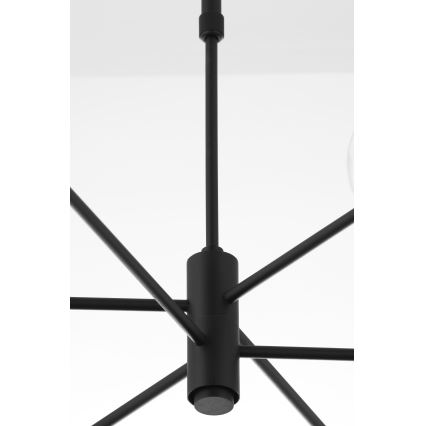 Jupiter 1997 - Hanglamp met vaste pendel MOKA 3xGU10/10W/230V + 3xG9/10W/230V zwart/wit