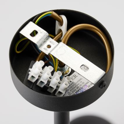 Jupiter 1997 - Hanglamp met vaste pendel MOKA 3xGU10/10W/230V + 3xG9/10W/230V zwart/wit