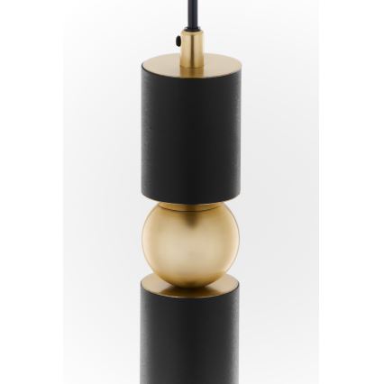 Jupiter 2003 - Hanglamp aan een koord ALAS 1xGU10/10W/230V zwart/goud