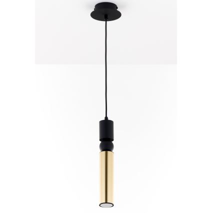Jupiter 2006 - Hanglamp aan een koord ALAS 1xGU10/10W/230V goud/zwart