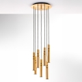 Jupiter 2021 - Suspension filaire ALAS 7xGU10/10W/230V doré