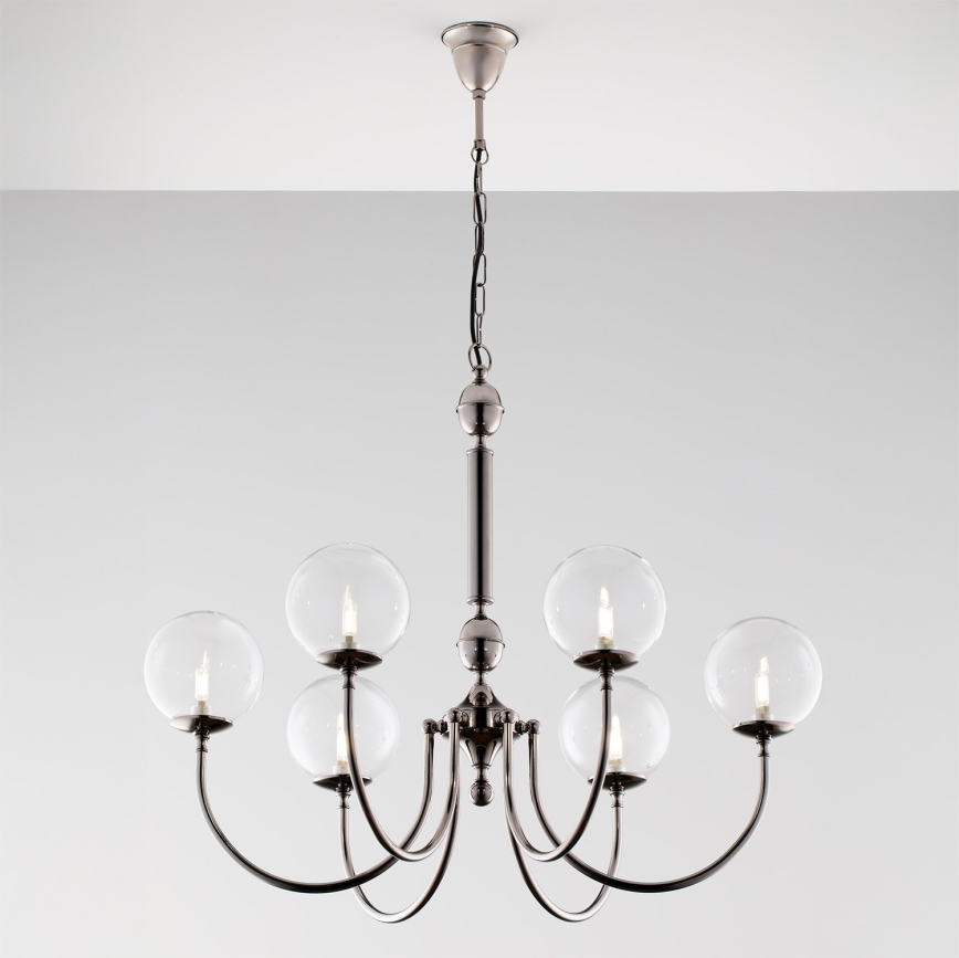 Jupiter 2022 - Hanglamp aan een ketting BRILLANTE 6xG9/10W/230V glanzend chroom