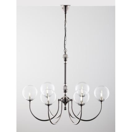 Jupiter 2022 - Hanglamp aan een ketting BRILLANTE 6xG9/10W/230V glanzend chroom