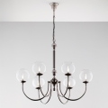 Jupiter 2022 - Suspension chaîne BRILLANTE 6xG9/10W/230V chrome brillant