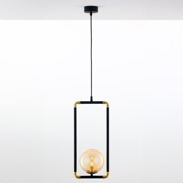 Jupiter 2024 - Hanglamp aan een koord ZAFRA 1xG9/10W/230V zwart/goud/beige