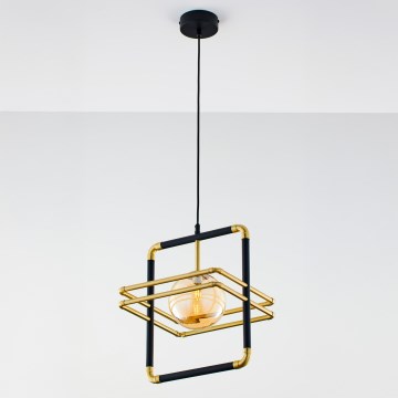 Jupiter 2025 - Hanglamp aan een koord FIORI 1xG9/10W/230V zwart/goud/beige