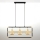 Jupiter 2027 - Hanglamp aan een koord FIORI 3xG9/10W/230V zwart/goud/beige