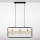 Jupiter 2030 - Hanglamp aan een koord FIORI 3xG9/10W/230V zwart/goud/doorzichtig