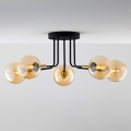 Jupiter 2038 - Suspension-barre BURANO 5xG9/10W/230V noir/doré/beige