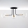 Jupiter 2039 - Hanglamp met vaste pendel BURANO 3xG9/10W/230V zwart/goud/doorzichtig