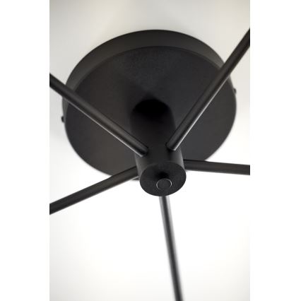 Jupiter 2047 - Bevestigde hanglamp PRATO 5xG9/10W/230V zwart/beige