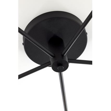 Jupiter 2048 - Opbouwkroonluchter PRATO 5xG9/14W/230V zwart/rookgrijs