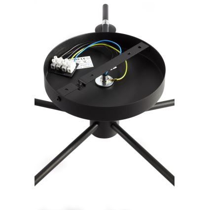 Jupiter 2049 - Plafondkroonluchter PRATO 5xG9/14W/230V zwart/wit