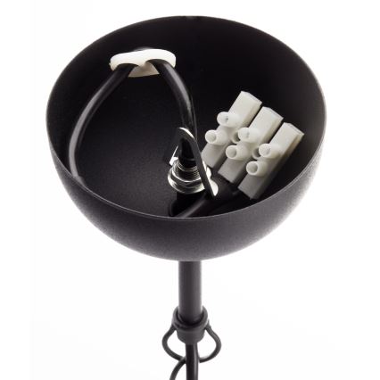 Jupiter 2057 - Kroonluchter aan ketting GLORIOSA 15xG9/14W/230V zwart