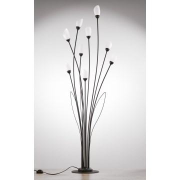 Jupiter 2058 - Vloerlamp GLORIOSA 9xG9/14W/230V zwart