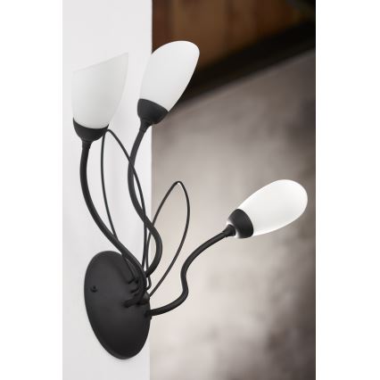 Jupiter 2059 - Wandlamp GLORIOSA 3xG9/14W/230V zwart