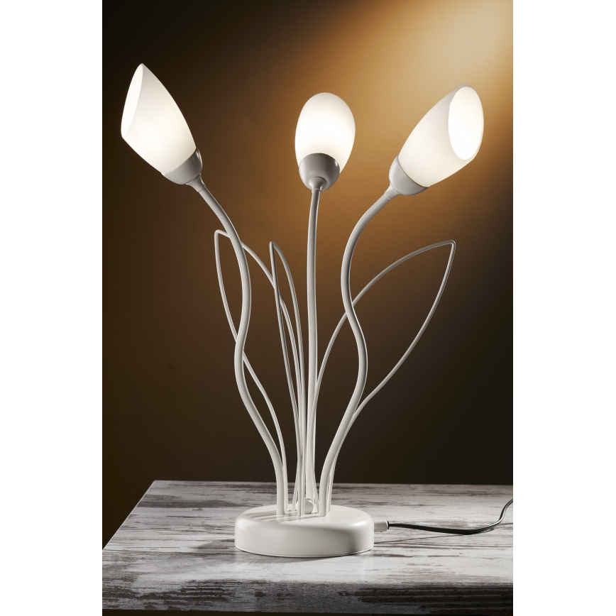 Jupiter 2060 - Lampe de table GLORIOSA 3xG9/14W/230V crème