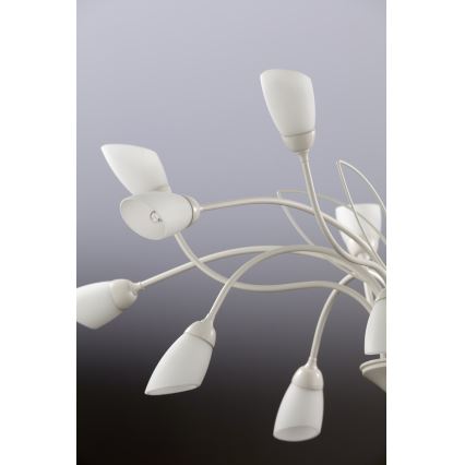 Jupiter 2062 - Kroonluchter met ketting GLORIOSA 15xG9/14W/230V crème