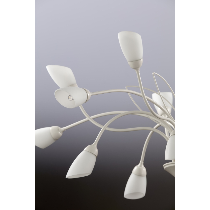 Jupiter 2062 - Kroonluchter met ketting GLORIOSA 15xG9/14W/230V crème