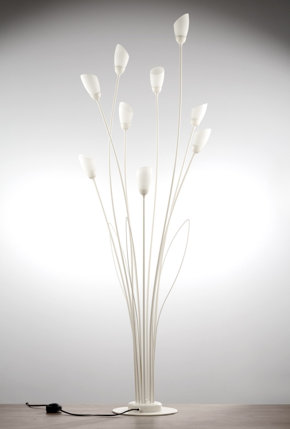 Jupiter 2063 - Lampadaire GLORIOSA 9xG9/14W/230V crème