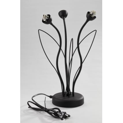 Jupiter 2065 - Lampe de table GLORIOSA 3xG9/14W/230V noire