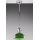 Jupiter 2071 - Hanglamp met stang PLATINO 1xE27/15W/230V groen/glanzend chroom