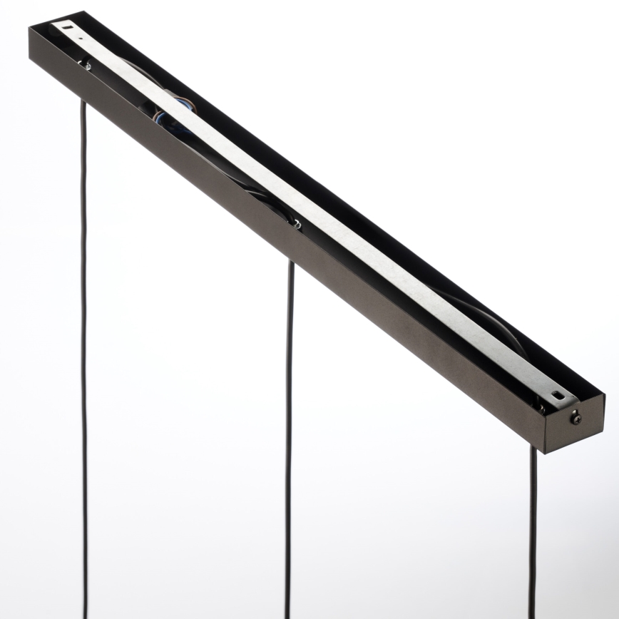 Jupiter 2092 - Hanglamp aan kabel CORTINA 3xE27/15W/230V goud/zwart