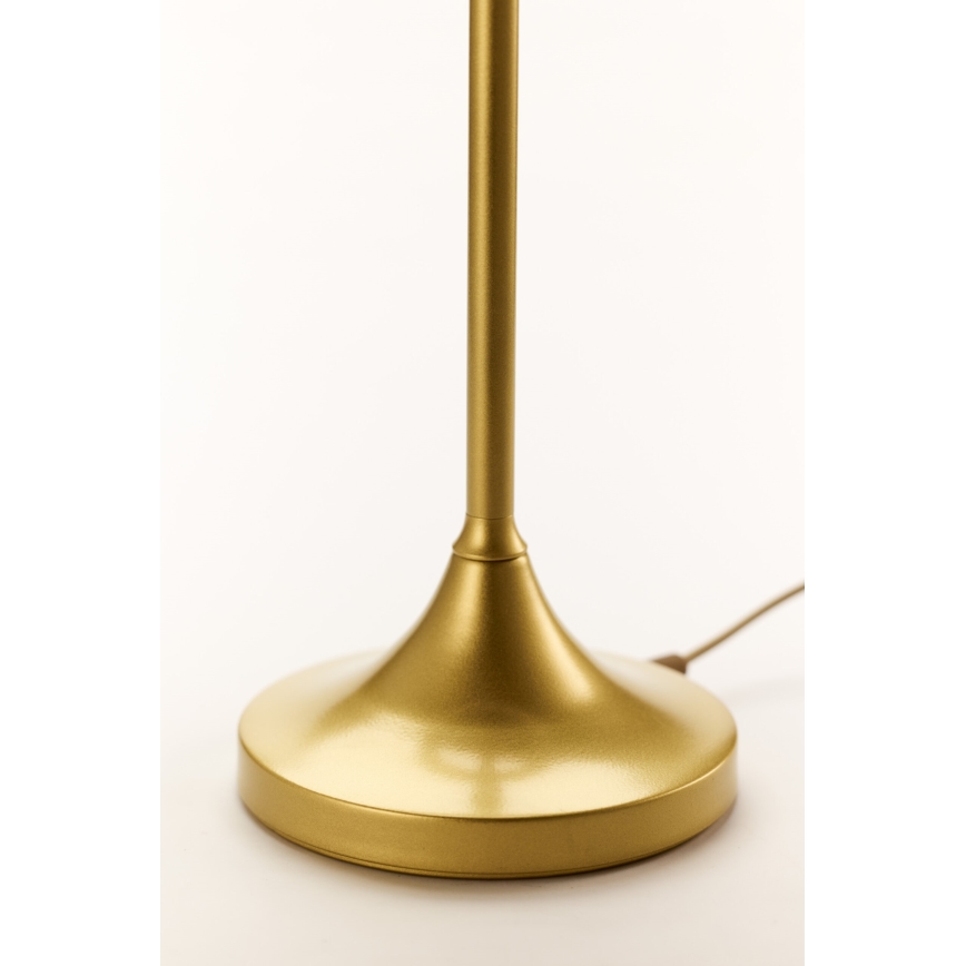 Jupiter 2112 - Lampe de table KASZMIR 1xE27/15W/230V blanche/dorée/décor marbre