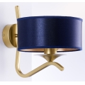 Jupiter 2115 - Wandlamp KASZMIR 1xE27/15W/230V blauw/goud